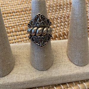 Antique filagree and shrimp ring